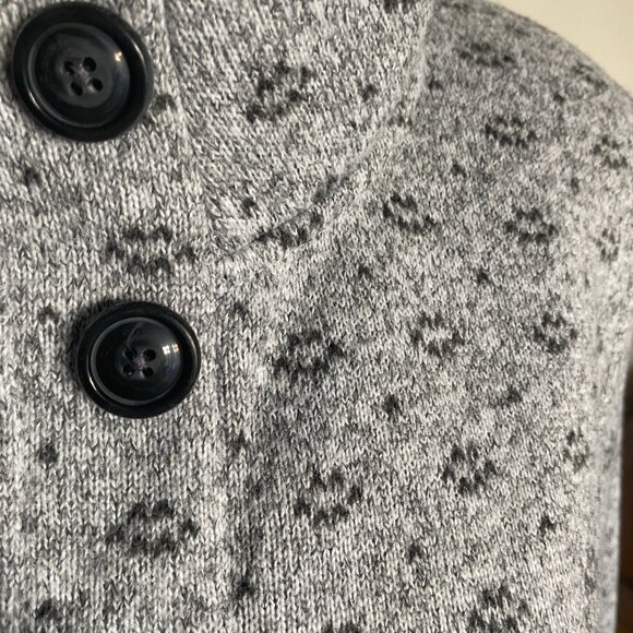 EUC ROHAN Gray Jacket with Black Design sz M - Picture 6 of 8